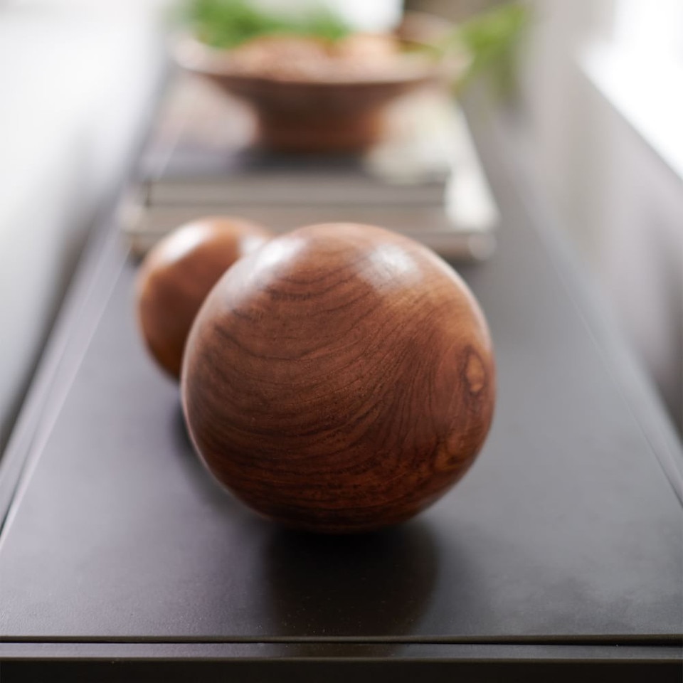 Teak Balls West Elm UK